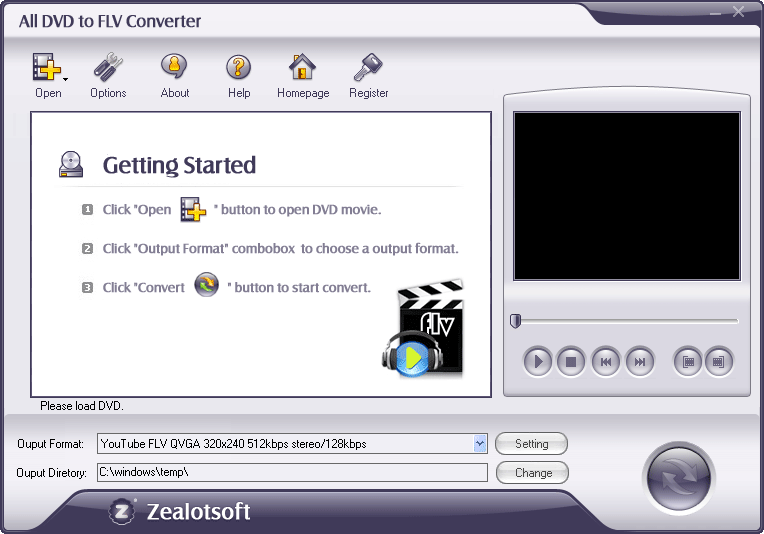 All DVD to FLV Converter icon